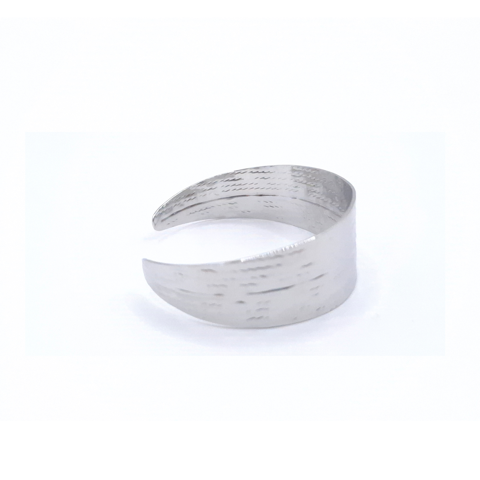 Bracelet Éclat Argent Brut – Image 2